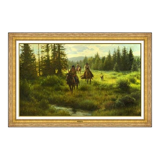 1980s Trip To The Trading Post, Robert Duncan For Sale