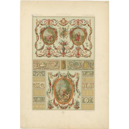 Albert Racinet, Decorative Panel, 1873, Chromolithograph For Sale - Image 10 of 10