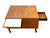 Mid-Century Modern 1960s Danish Lovig Square Coffee Table With Drawer, Open Shelves & Original Casters For Sale - Image 3 of 16