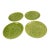 Late 20th Century Monterey Tropical Green Monstera Leaf Dinner Serving Plates - Set of 4 For Sale
