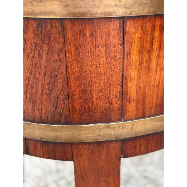 George III Walnut Brass-Bound Wine Cooler, 1790s For Sale - Image 6 of 10