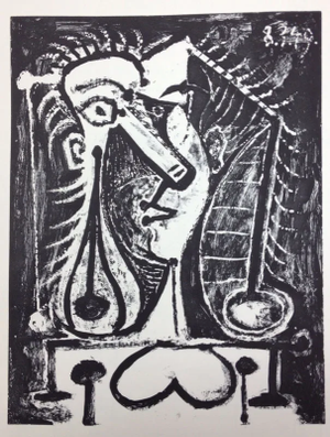 1959 Picasso Lithograph Composite Figure