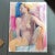 1970s Original Female Nude Vintage Watercolor Study Lg For Sale - Image 5 of 5