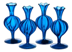 Miss Lizzie Bud Vases, Cobalt - Set of 4