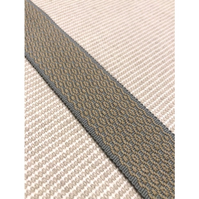 Transitional Gray and Gold Dot Motif Band Fabric Trim - 50 Yards For Sale - Image 4 of 4