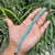 19.77ct Natural Turquoise Pear-Shaped Cabochon Tennis Bracelet 14k Yellow Gold For Sale In New York - Image 6 of 16