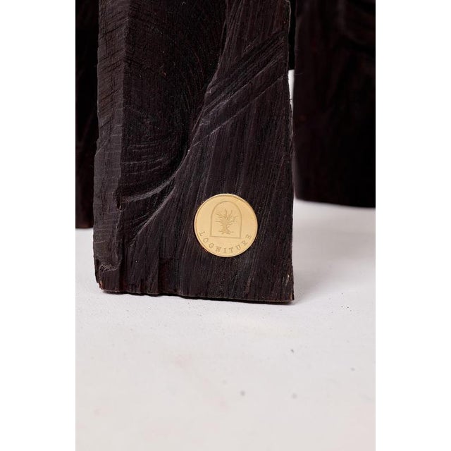 Sculptural Side Table by Logniture For Sale - Image 4 of 18