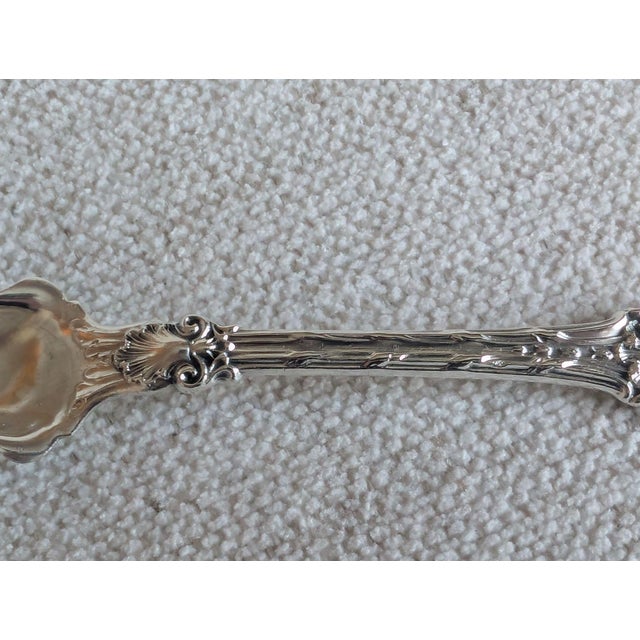 Early 20th Century Early 20th Century Whiting "King Edward" Sterling Silver Jam/Sugar Spoon, 1901 For Sale - Image 5 of 16