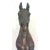 1970s Vintage Equestrian Horse Bookends on Teak Bases-a Pair For Sale - Image 5 of 8