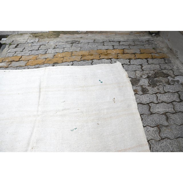 Vintage Handmade Tribal Heöp Rug For Sale - Image 4 of 11