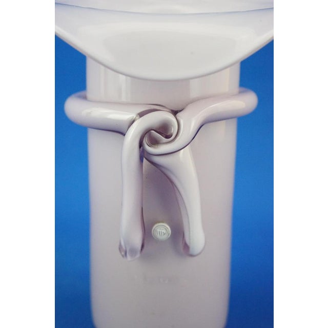 20th Century Purple Sommerso Glass Hat Vase from La Murrina, Italy, 1970s For Sale - Image 15 of 18