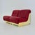 Mid-Century Space Age Lounge Chair in Red Leather & Fiberglass Shell, Germany, 1970s For Sale - Image 11 of 18