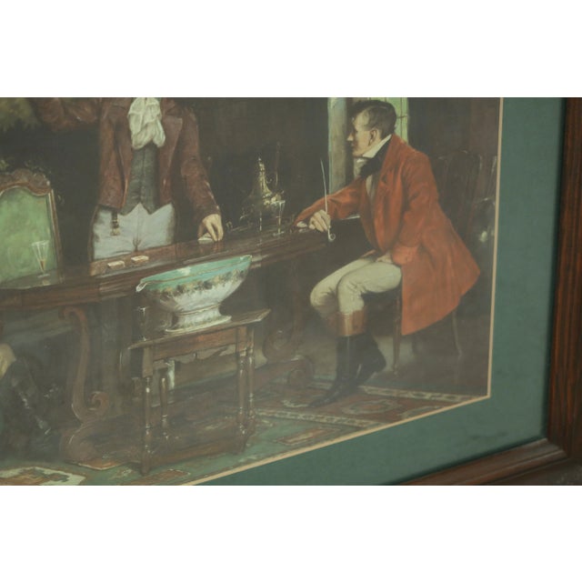 Vintage Framed Print of Card Magic Trick For Sale - Image 4 of 7