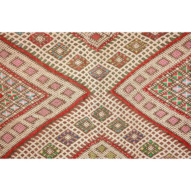 Camel 1960s Vintage Tuareg Moroccan Tribal Runner Rug For Sale - Image 8 of 13