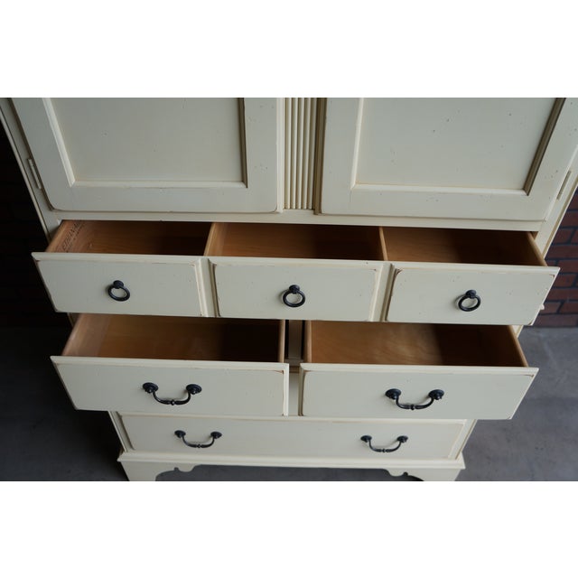 Wood Ethan Allen Country Crossings Door Chest For Sale - Image 7 of 9
