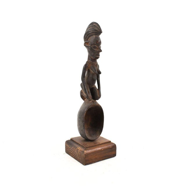 Early 20th Century Early 20th Century Yaka Miniature Spoon on Base 12 Inch For Sale - Image 5 of 5