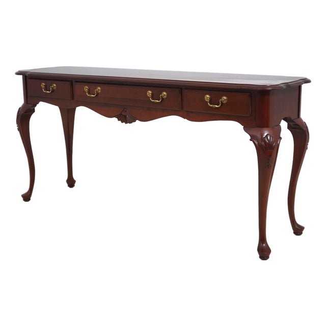 Ethan Allen Georgian Court Cherry Sofa Table For Sale