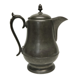 Antique Pewter Coffee or Teapot Sellew & Co, Cincinnati