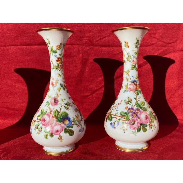 Opaline Vases, Set of 2 For Sale - Image 13 of 13