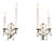 Tall French Wall Chandeliers, 1960s, Set of 2 For Sale