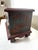 Vintage Asian Inspired Small Solid Wood Painted Apothecary Chest, Maroon, Burgundy, Forest Green For Sale - Image 9 of 12