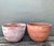 Terra Cotta Vintage Washed Terracotta Planter Bowls - Set of 2 For Sale - Image 8 of 12