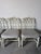 White 1970's McGuire Palm Beach Coastal - Style White Bamboo & Leather Wrapped Dining Chairs – Set of 6 For Sale - Image 8 of 18