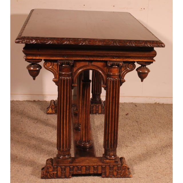 Antique Renaissance Walnut Table, 1700s For Sale - Image 11 of 15