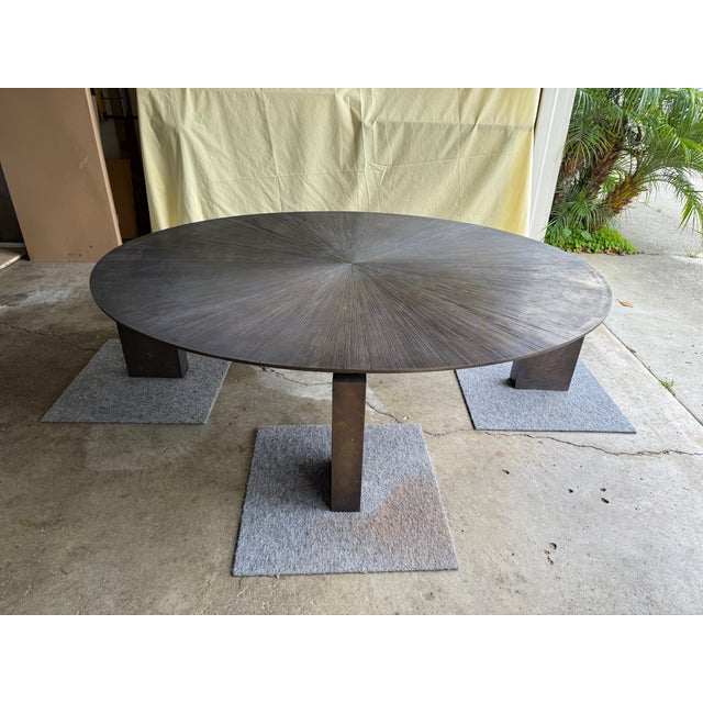 Contemporary Monumental Bronze Coffee Table by Tuell & Reynolds For Sale - Image 3 of 16