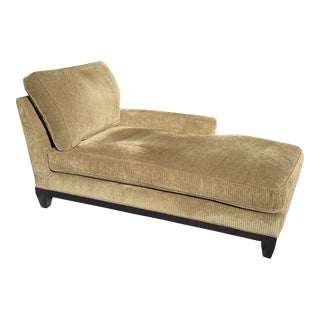 2000s Chenille Chaise Lounge For Sale