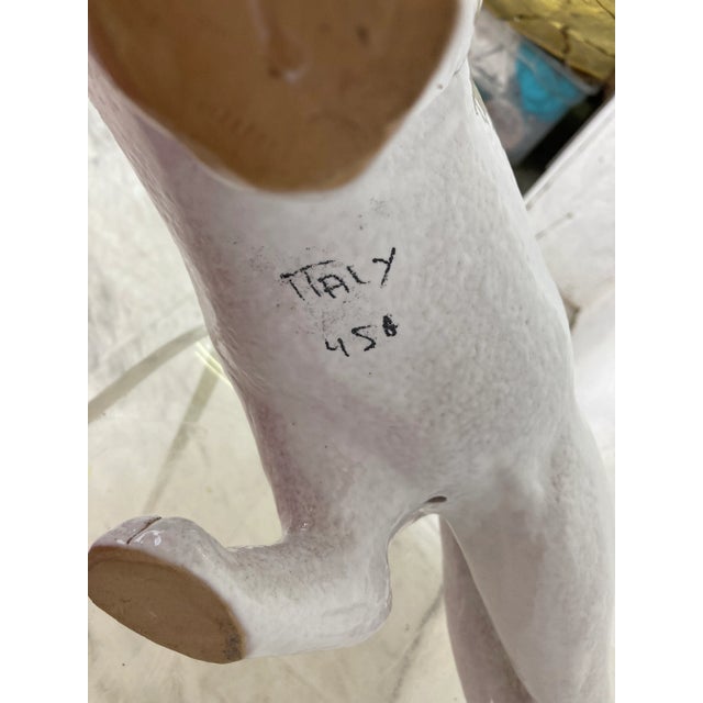 Italian Vintage Italian Terracotta Cat For Sale - Image 3 of 11