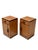 Vintage Art Deco Nightstands in Oak and Ebony by FA. S. Speelman, 1920s, Set of 2 For Sale - Image 10 of 12