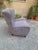 Paolo Buffa Bergère Armchair in Grey attributed to Paolo Buffa, 1940s For Sale - Image 4 of 6