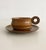 Brown Vintage Teak Set of Cups, 1970s, Set of 8 For Sale - Image 8 of 10