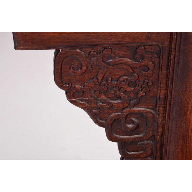 19th Century 19th Century Chinese Ming Style Scroll Table For Sale - Image 5 of 9