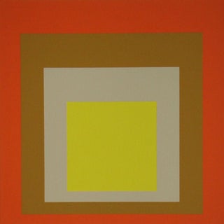 Josef Albers, Homage to the Square, Yes Sir, 1971, Original Silkscreen Print For Sale