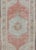 Tribal Vintage Turkish Oushak Medallion Rug in Soft Coral, Mint Green, and Beige Tones For Sale - Image 3 of 13