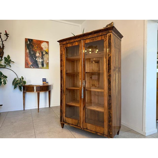 Antique Biedermeier Display Cabinet For Sale - Image 17 of 17