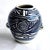 Ceramic Vintage Studio Pottery Hand Painted Crackle Glaze Hanging Vase For Sale - Image 7 of 10