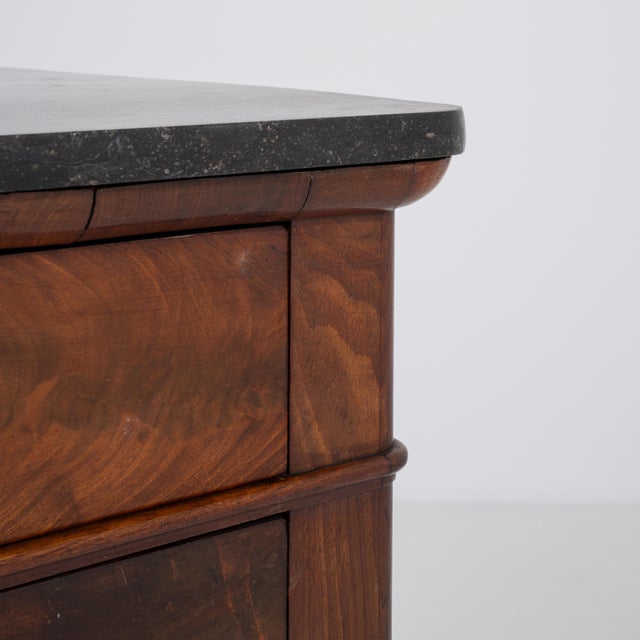 Mid 19th Century Mahogany Biedermeier Marble-Top Buffet, Antique, France, Circa 1860 For Sale - Image 5 of 15