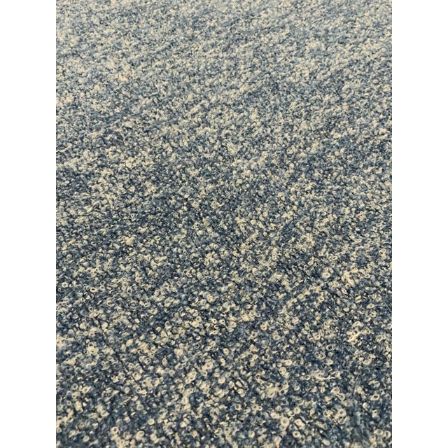 This unique and beautiful fabric has a blue and off-white colorway. It is reversible with a light or dark side option. It...