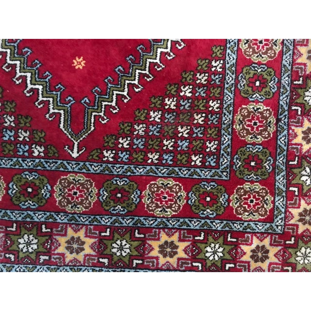 1950s Vintage Moroccan Rabat Rug For Sale - Image 5 of 13