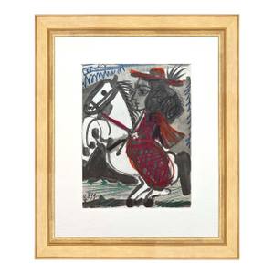 1960s Pablo Picasso Toros Y Toreros 2 Dated 12/3/59 Framed