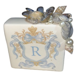 Celestial Meet the Sea Monogram “R” For Sale