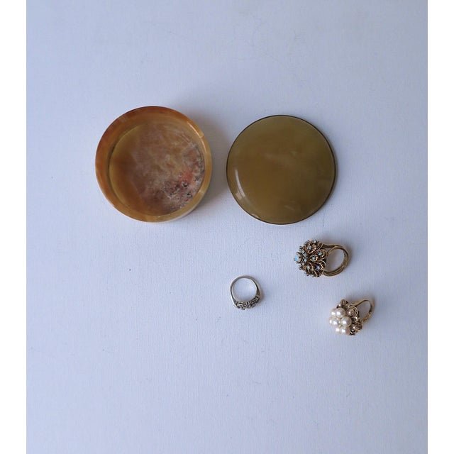 Onyx Marble Jewelry Trinket Box For Sale In New York - Image 6 of 9