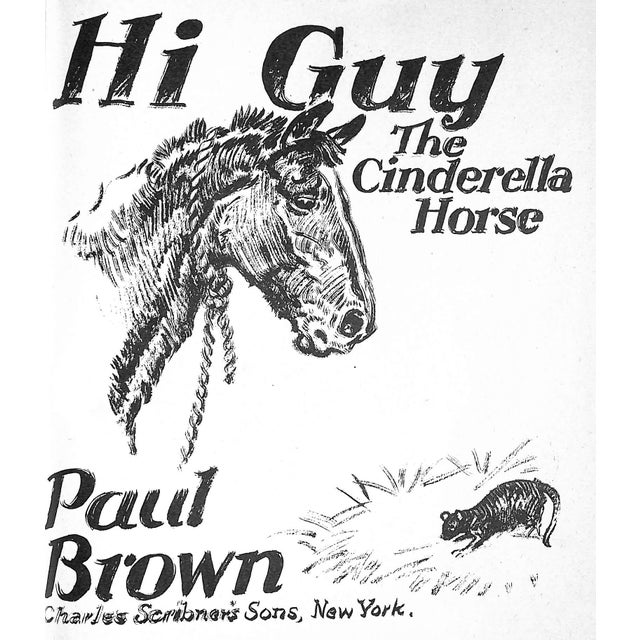 Original 1944 Pencil Drawing From Hi, Guy! The Cinderella Horse by Paul Brown 28 For Sale - Image 4 of 6