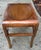 Walnut French Style End Table With Curved Legs and One Drawer For Sale In Savannah - Image 6 of 8