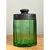 Vintage Octagonal Green Glass Canister For Sale - Image 12 of 12