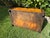 Vintage 29.5” Split Bamboo Trunk With Pierced Brass Gallery Trim For Sale - Image 9 of 12