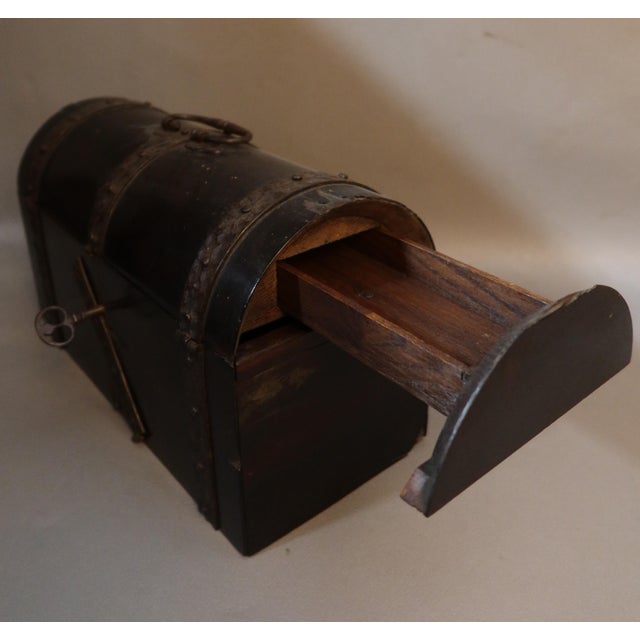 Antique Box with Mechanism, 1600s For Sale - Image 11 of 12